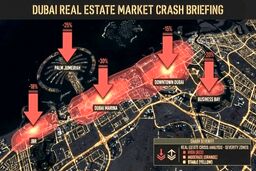 سقوط وحشتناک در دبی / ملک مفت شد!